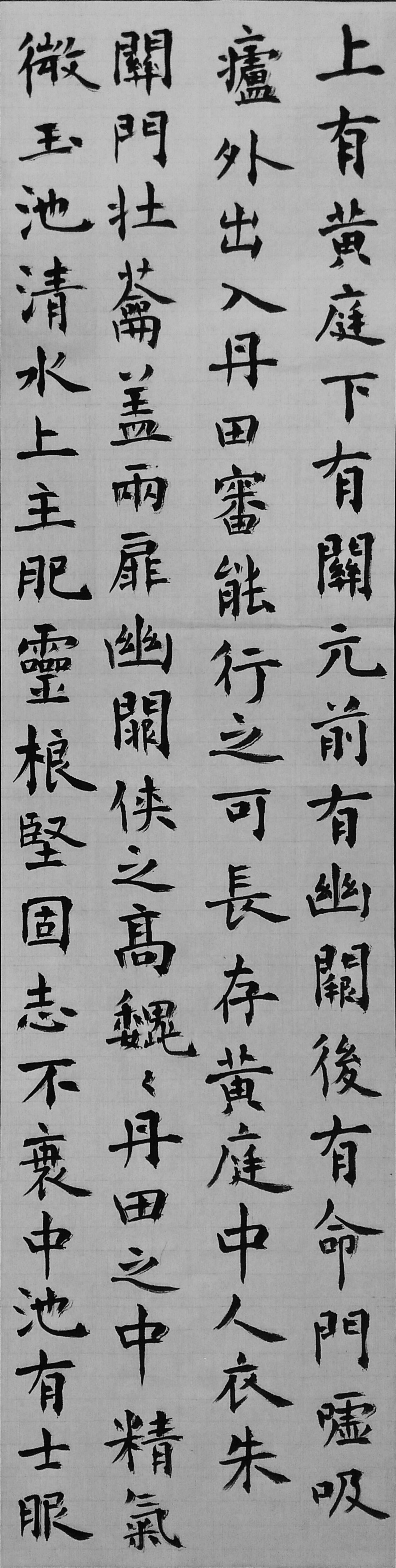 楷書 臨書 王羲之 黄庭経 楷書 臨書 王羲之 黄庭経